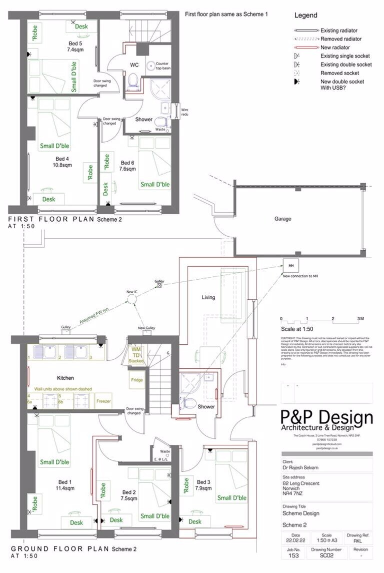 6 bedroom house for rent Leng Crescent, Norwich, NR4 7NZ UniHomes