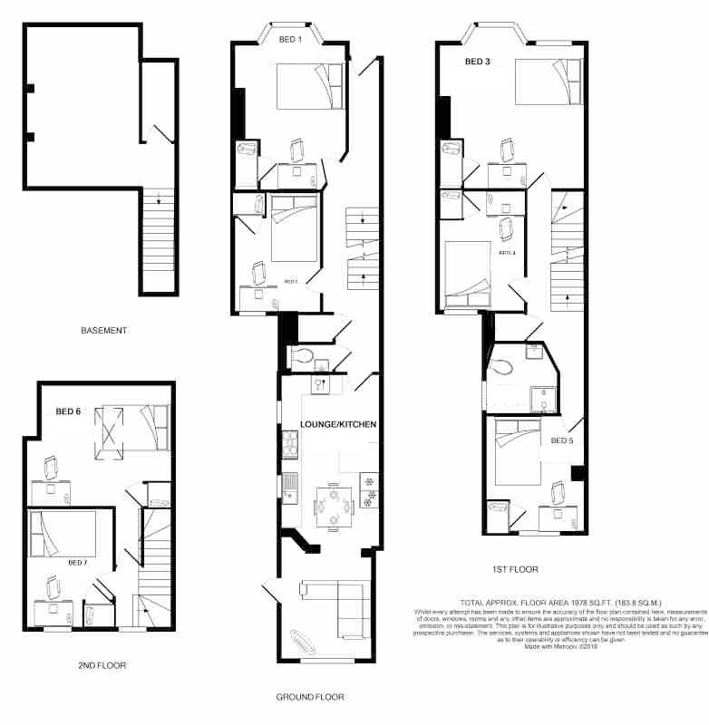 7 bedroom house for rent Green Road, Portsmouth, PO5 4DZ UniHomes